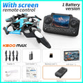 D038 - Avion RC K500 MAX avec écran - Mousse 2.4G WiFi Chasseur Voltige Acrobatique LED Colorées Hélicoptère Télécommandé Cadeau