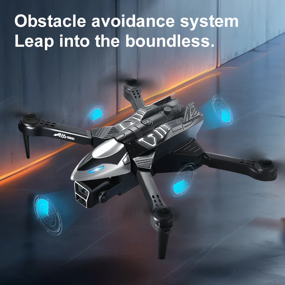 A66 Drone - Dual 8K HD Camera, WiFi 5G, Aerial Photography, Brushless Motor, Optical Positioning, Obstacle Avoidance, RC