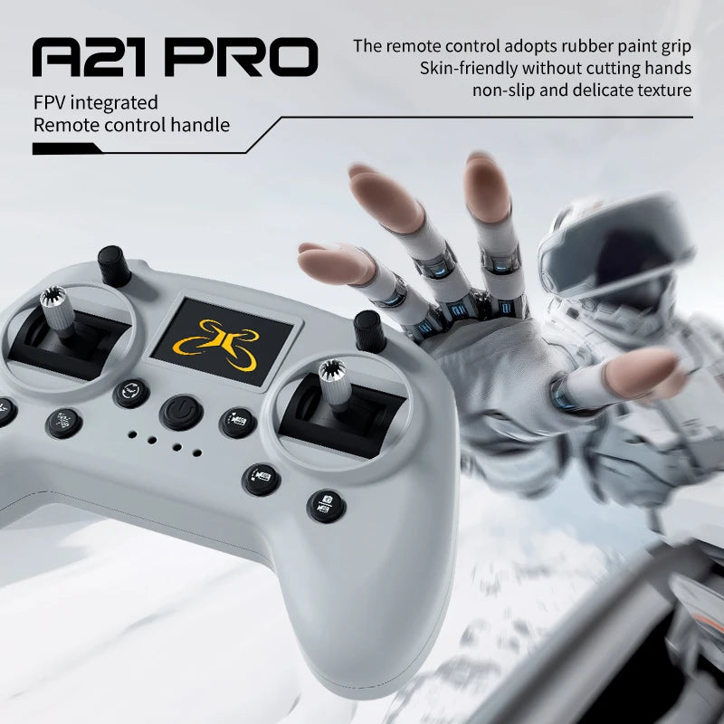 A21 PRO Drone - Mecha Style, 4K Camera, Brushless Motor, Integrated FPV Remote Control, Full Protection, Intelligent WiFi Aerial