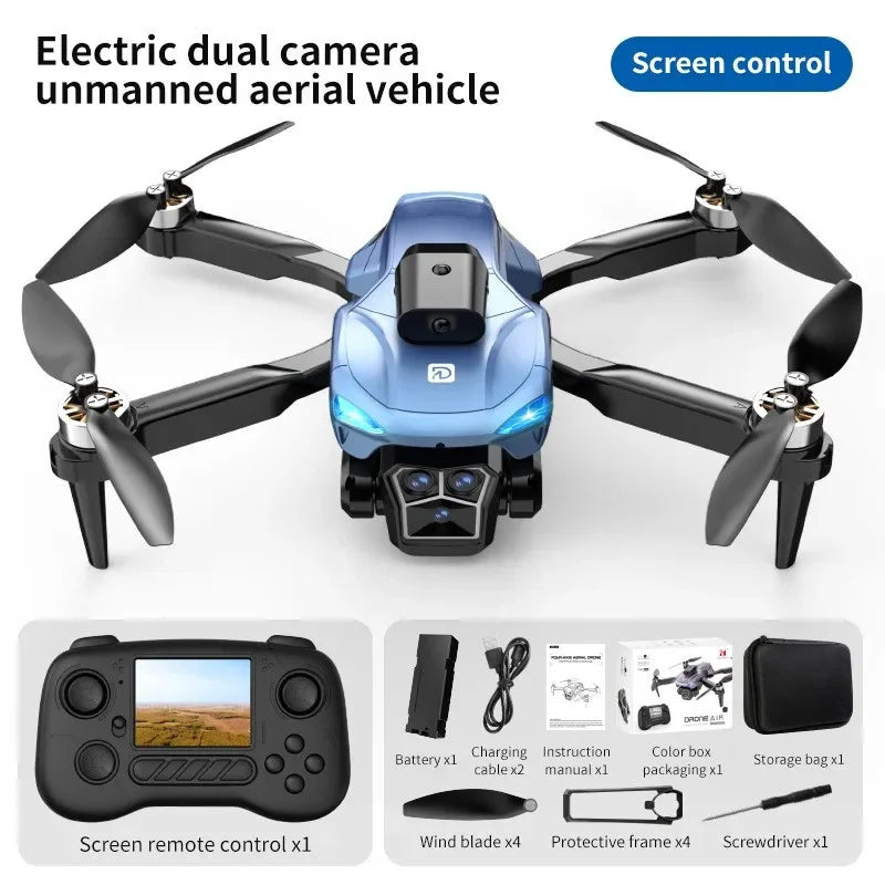 Drone ZY86 - GPS Caméra 8K Nacelle 3 Axes Brushless Écran Contrôle Positionnement Optique Évitement Obstacles Infrarouge RC