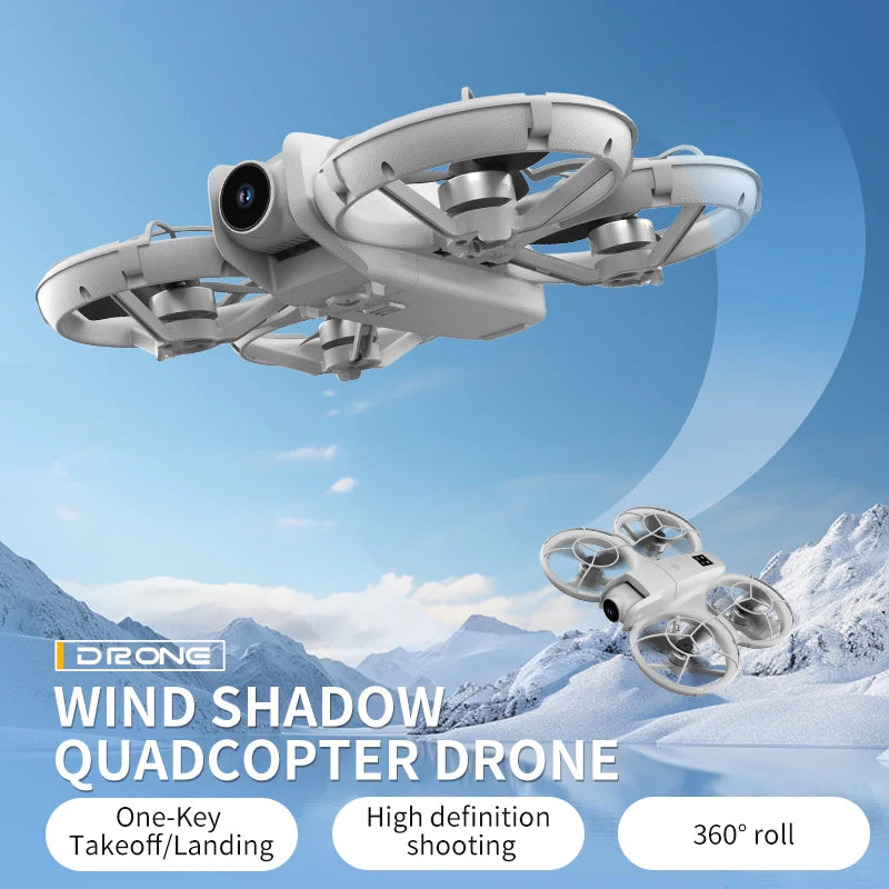 H137 PRO Drone - GPS 4K HD Camera, Dual Brushless Motor, 4.5" Screen, Optical Positioning, 4-Sided Obstacle Avoidance, RC
