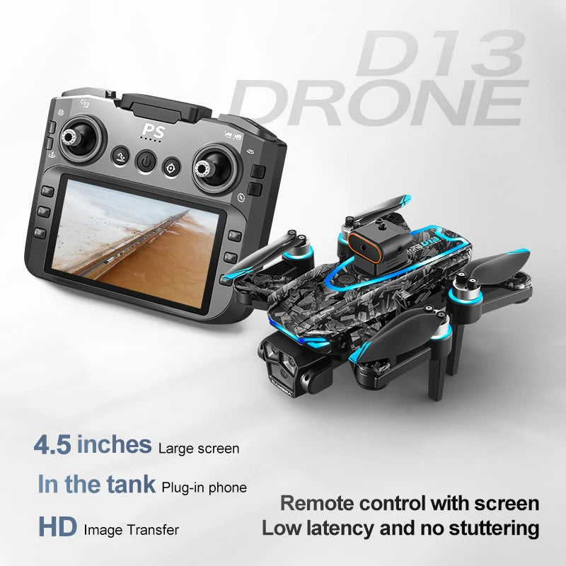 D038 - Avion RC K500 MAX avec écran - Mousse 2.4G WiFi Chasseur Voltige Acrobatique LED Colorées Hélicoptère Télécommandé Cadeau