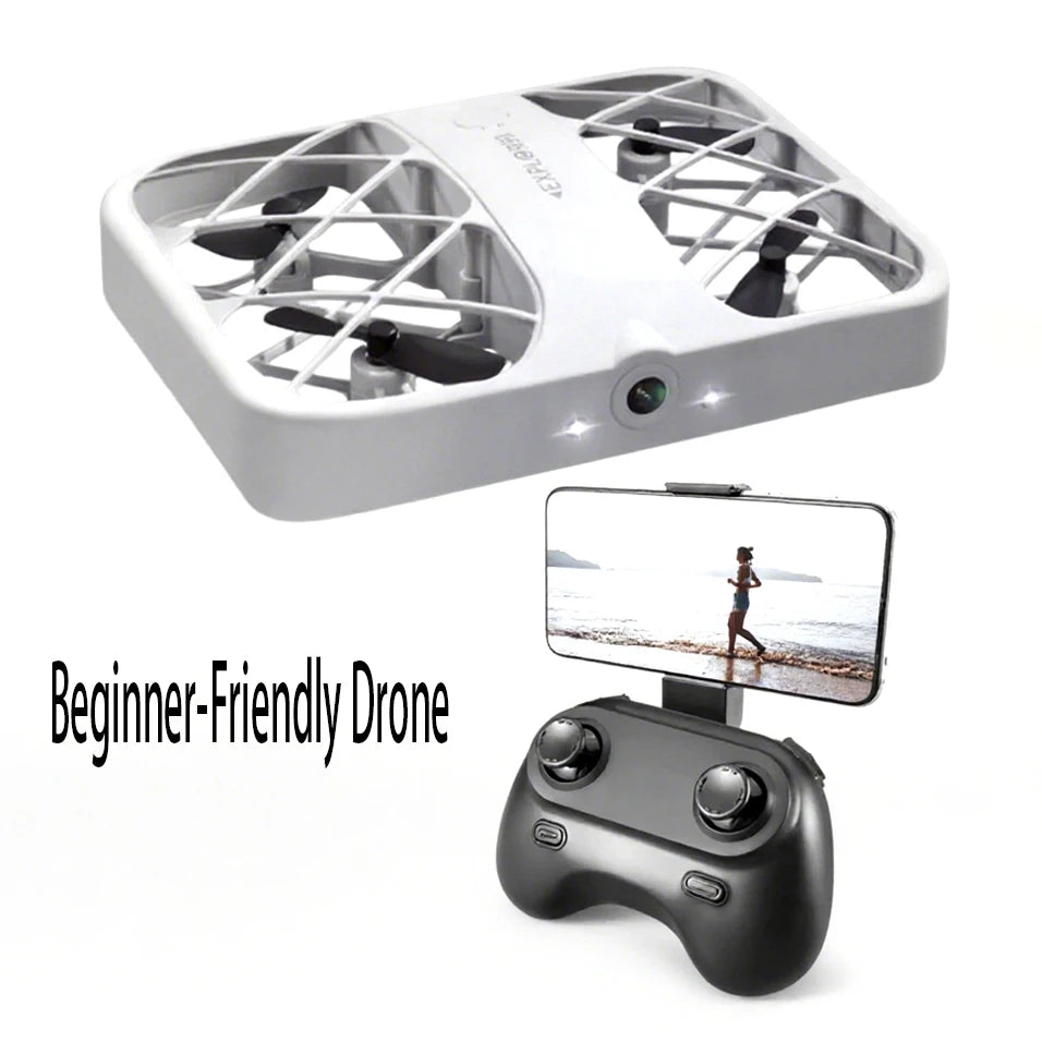 D041 - H107 Mini Drone Pocket - Caméra 4K/8K HD WiFi Télécommande Quadcopter Débutant Cadeau Enfant