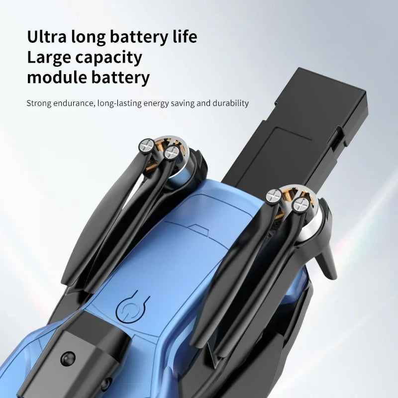 Drone ZY86 - GPS Caméra 8K Nacelle 3 Axes Brushless Écran Contrôle Positionnement Optique Évitement Obstacles Infrarouge RC