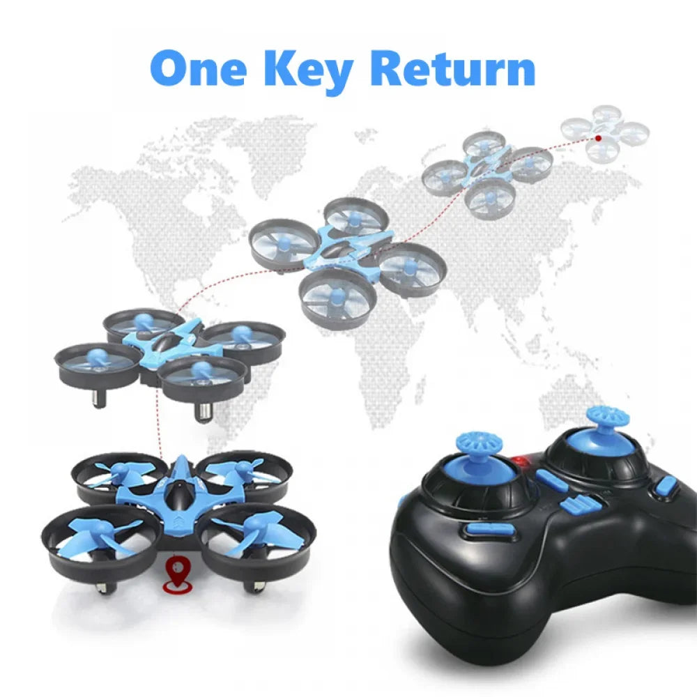 Mini-Drone JJRC H36 - Quadricoptère RC 2.4G 6 Axes Mode Sans Tête Acrobaties 360° Hélicoptère Télécommandé