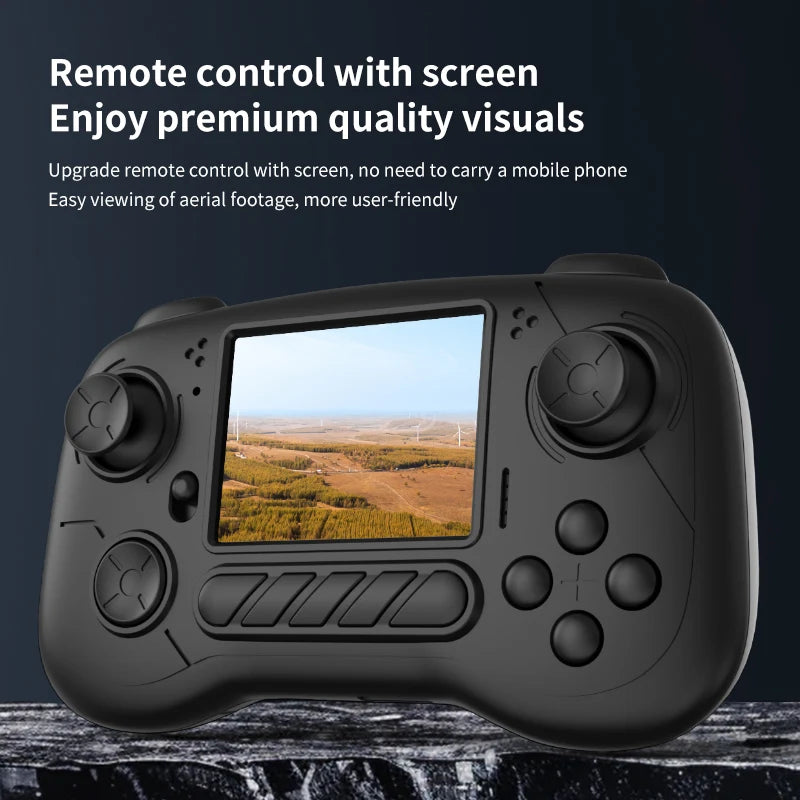 Drone ZY86 - GPS Caméra 8K Nacelle 3 Axes Brushless Écran Contrôle Positionnement Optique Évitement Obstacles Infrarouge RC