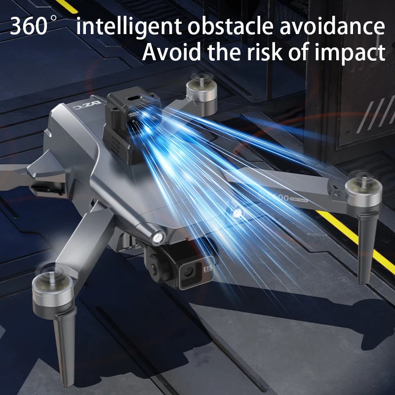 Drone L600 - PRO Max GPS 8K Professionnel Caméra HD Nacelle 3 Axes Évitement Obstacles 360° Écran 4.5" Brushless FPV 5KM