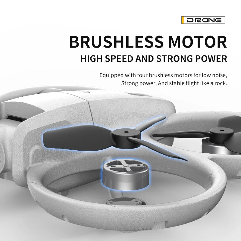 H137 PRO Drone - GPS 4K HD Camera, Dual Brushless Motor, 4.5" Screen, Optical Positioning, 4-Sided Obstacle Avoidance, RC