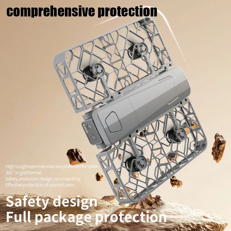 Drone S161 - RC Mini Caméra 4K HD Brushless Positionnement Optique Protection Complète Pliable Quadricoptère RC