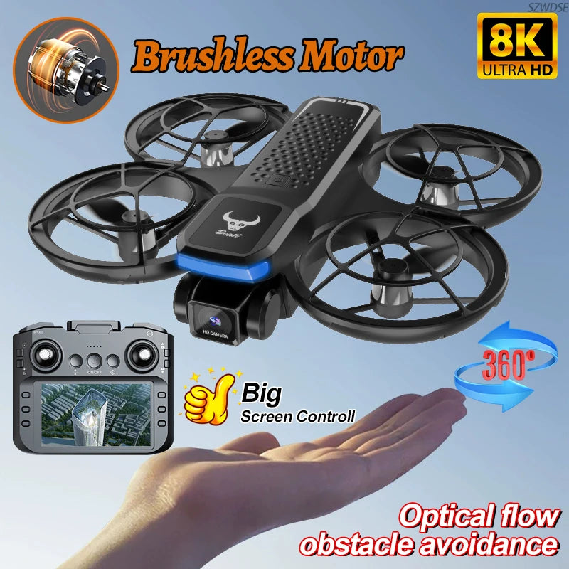 SG800 Drone - Pro GPS 4K Camera Dual Brushless 4.3" Screen Control Foldable RC Quadcopter Aerial Photography