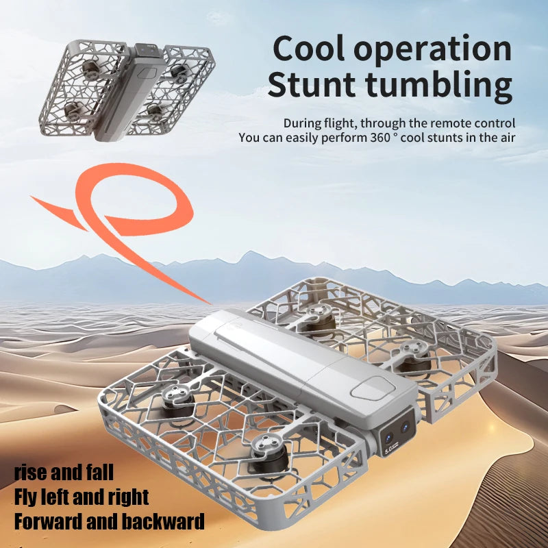 Drone S161 - RC Mini Caméra 4K HD Brushless Positionnement Optique Protection Complète Pliable Quadricoptère RC