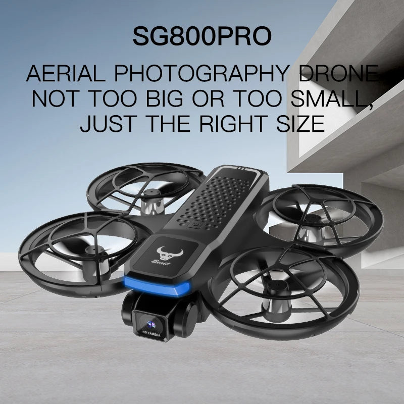 Drone SG800 - Pro GPS Caméra 4K Double Brushless Écran Contrôle 4.3" Photographie Aérienne Pliable RC Quadricoptère